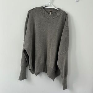 Free People Easy Street Tunic - Heather Grey - Size Small